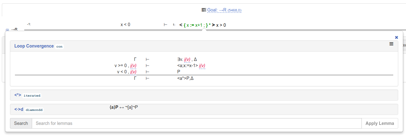 The Loop Convergence proof rule in differential dynamic logic